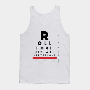 Roll for Initiative - Eye Chart Tank Top